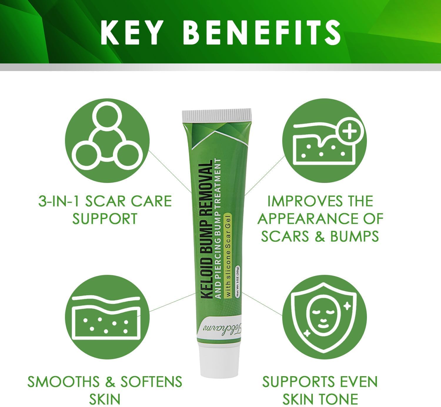 Detalle 2 de Tobcharm Silicone Scar Cream 30 g