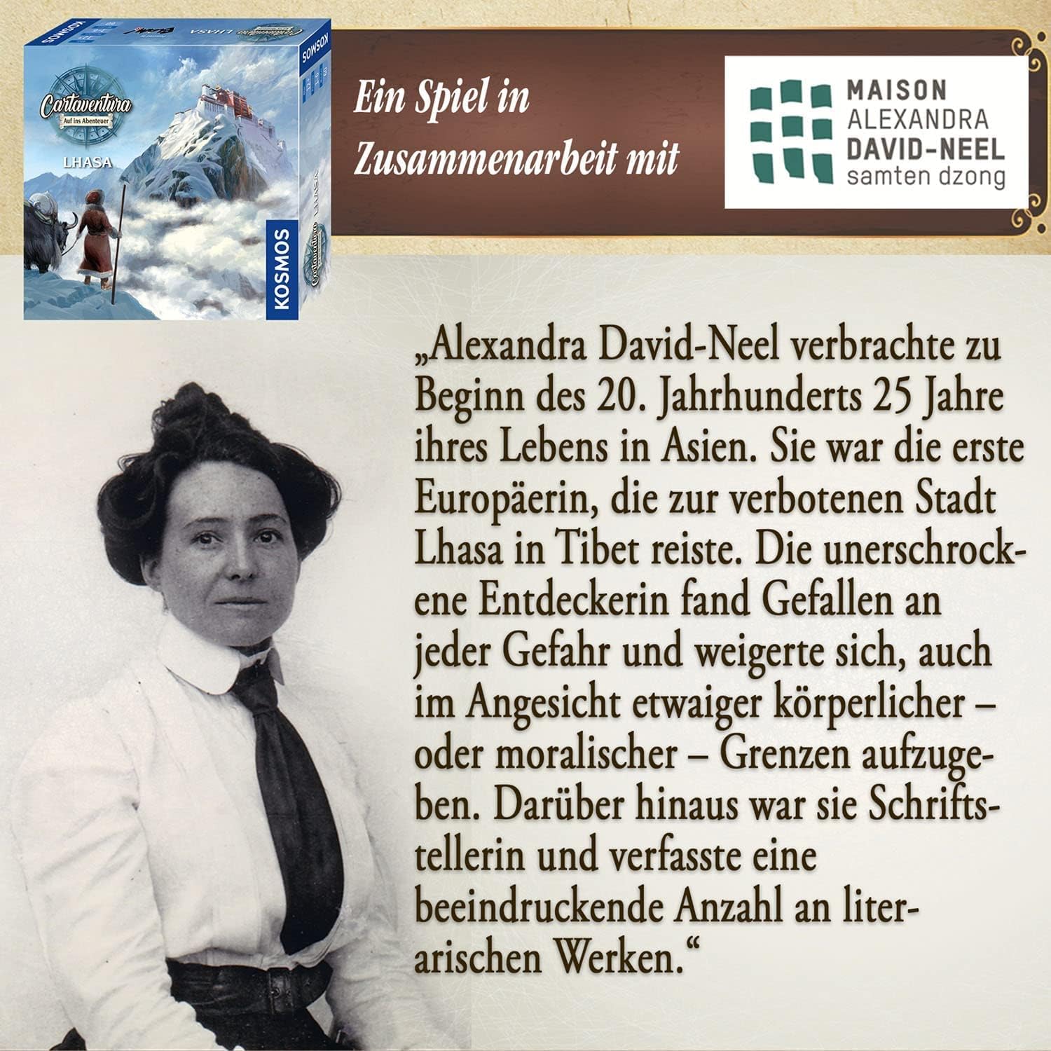Thumbnail 4 de Kosmos Cartaventura Lhasa (682521) – Abenteuer-Spiel mit mehreren Enden für 1–6 Personen ab 12 Jahren