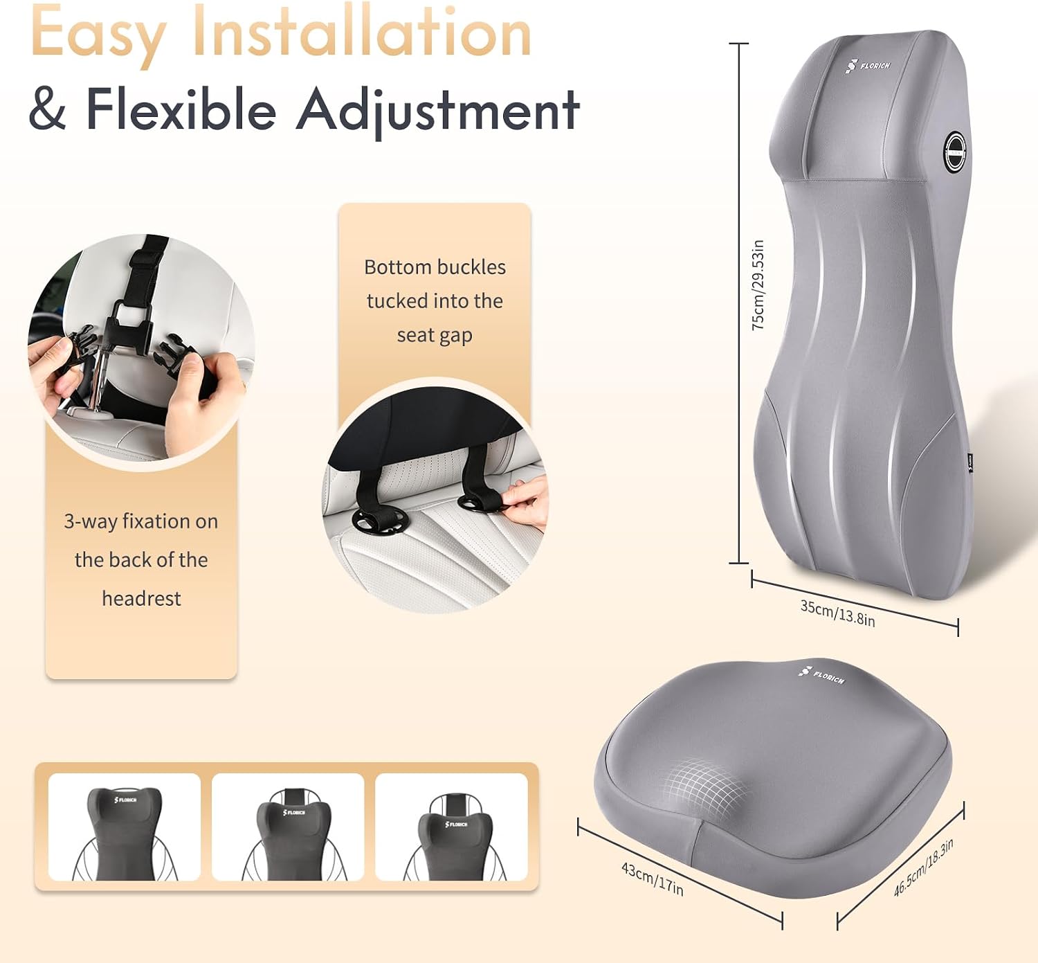 Thumbnail 6 de FLORICH Car Seat Cushion, Memory Foam