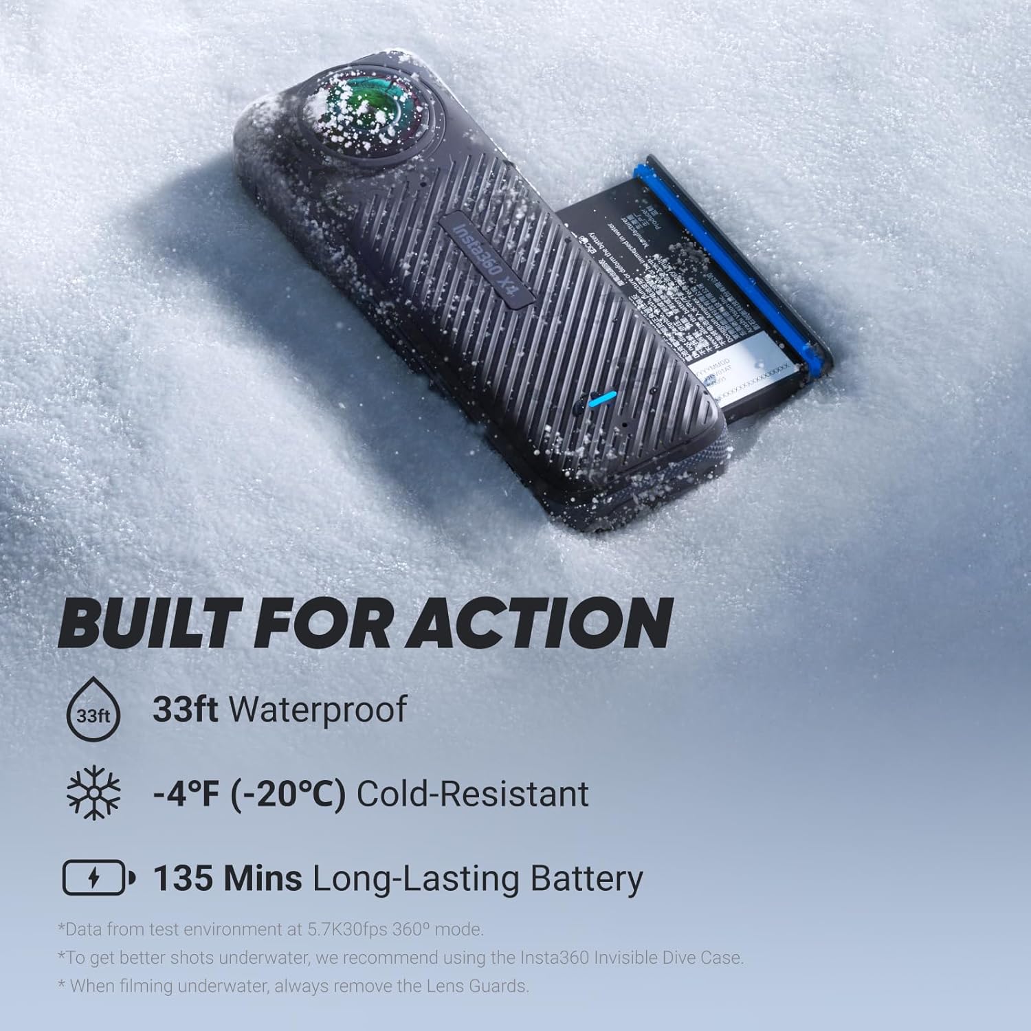 Thumbnail 5 de Insta360 X4 Creator Bundle: 8K Waterproof 360 Action Camera