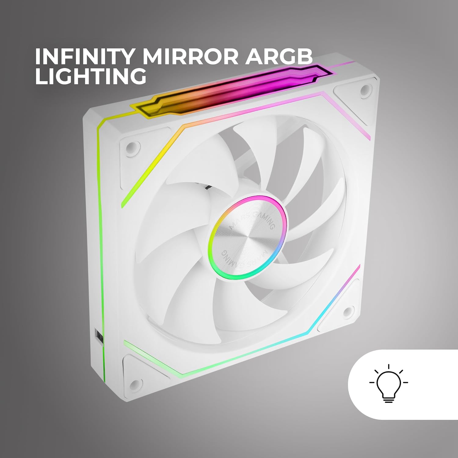 Detalle de Kit Mars Gaming MF-LINKFINITY 3x ventilateurs PWM 🌟