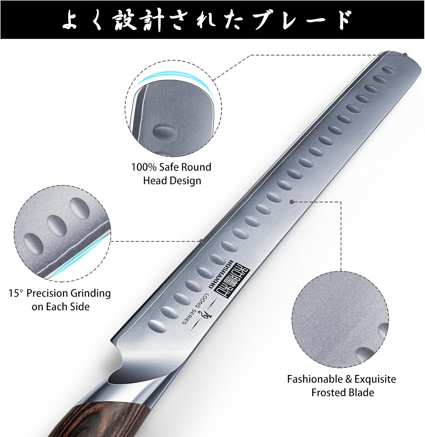 Detalle de HOSHANHO Carving Knife 12 Inch