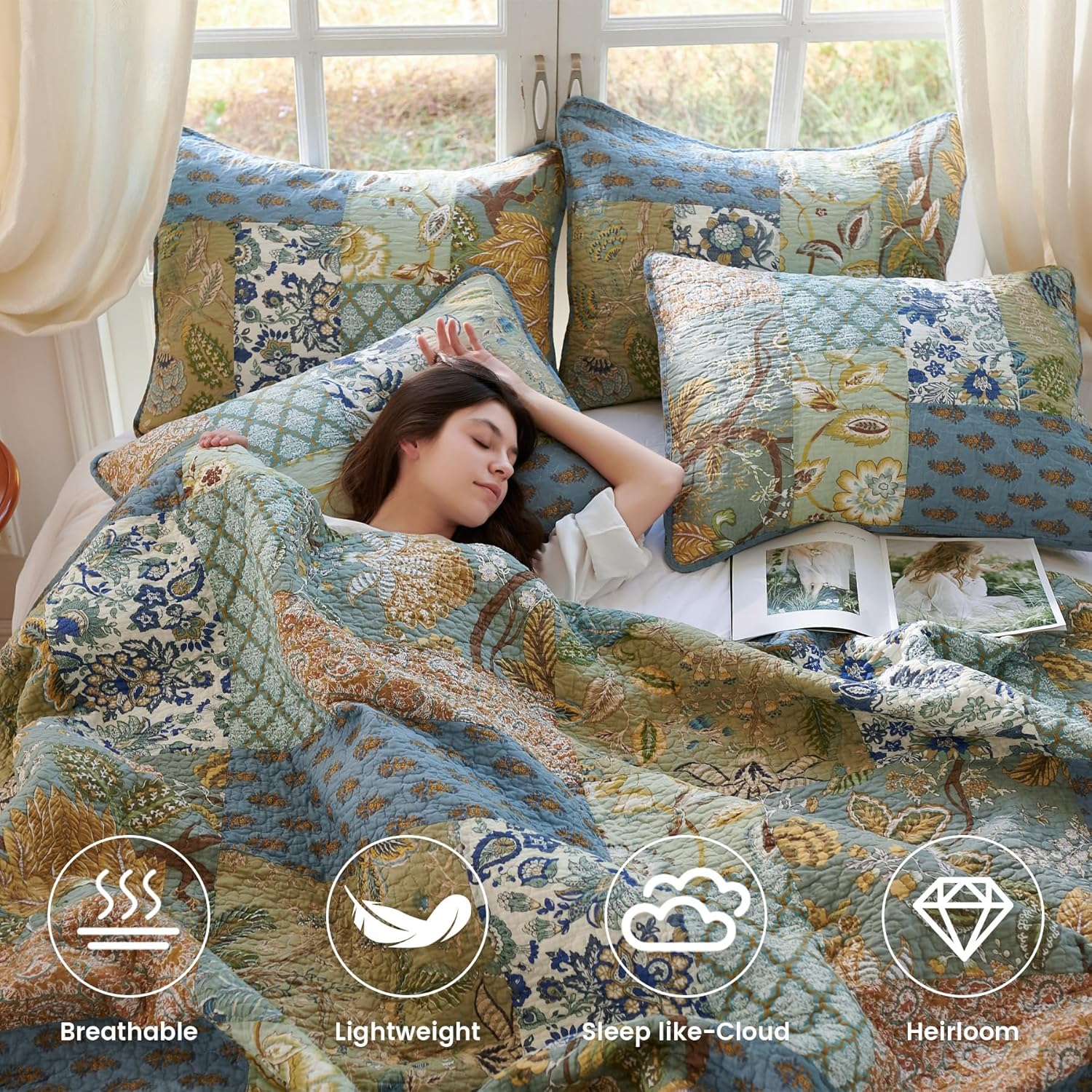 Thumbnail 2 de Secgo California King Quilt 120x110