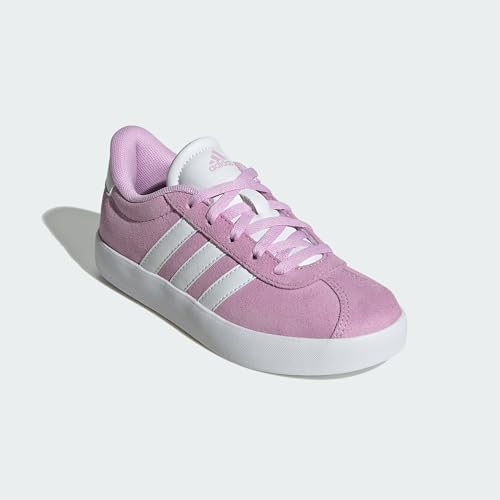 Detalle de Adidas Mixte Enfant VL Court 3.0 Shoes – Bliss Lilac/Cloud White/Grey Two, 37 1/3 EU