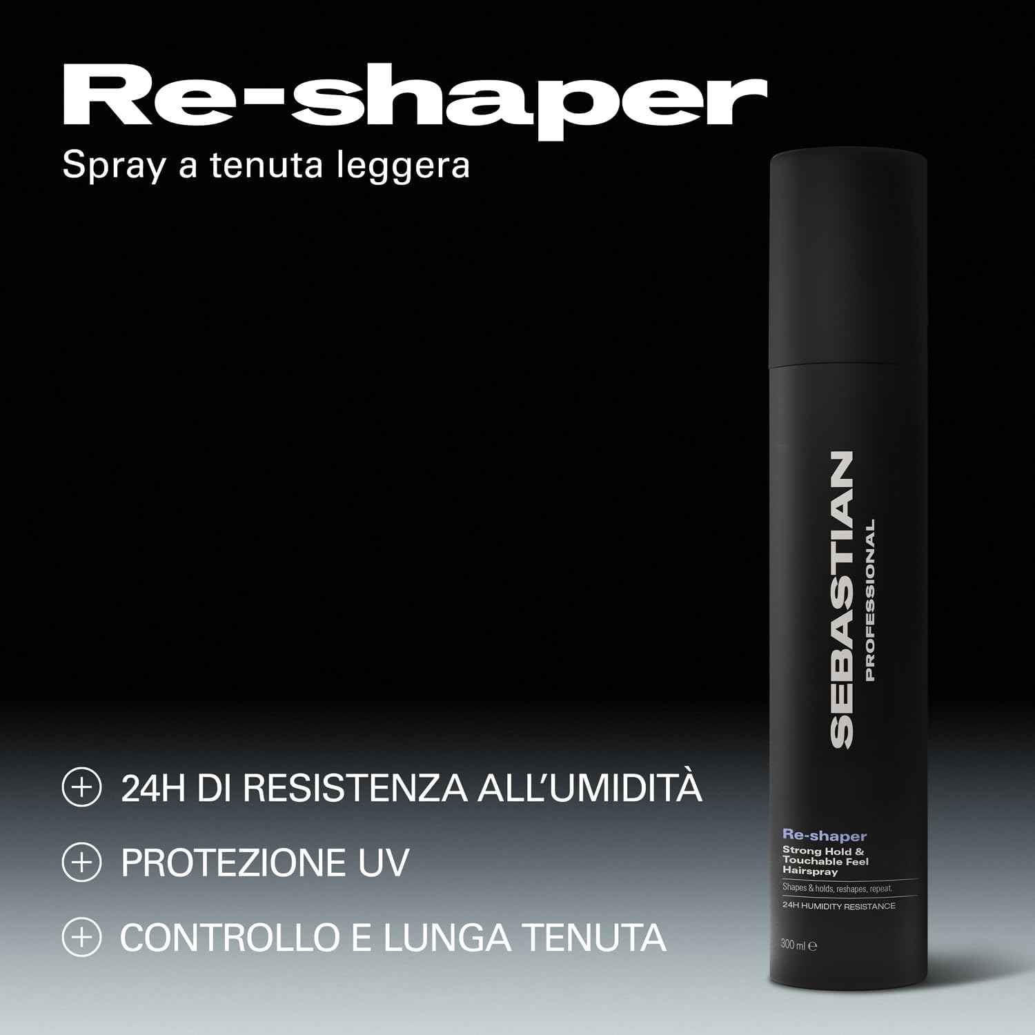 Detalle de Sebastian Professional Reshaper – Lacca professionale per capelli con tenuta forte e morbidezza al tatto