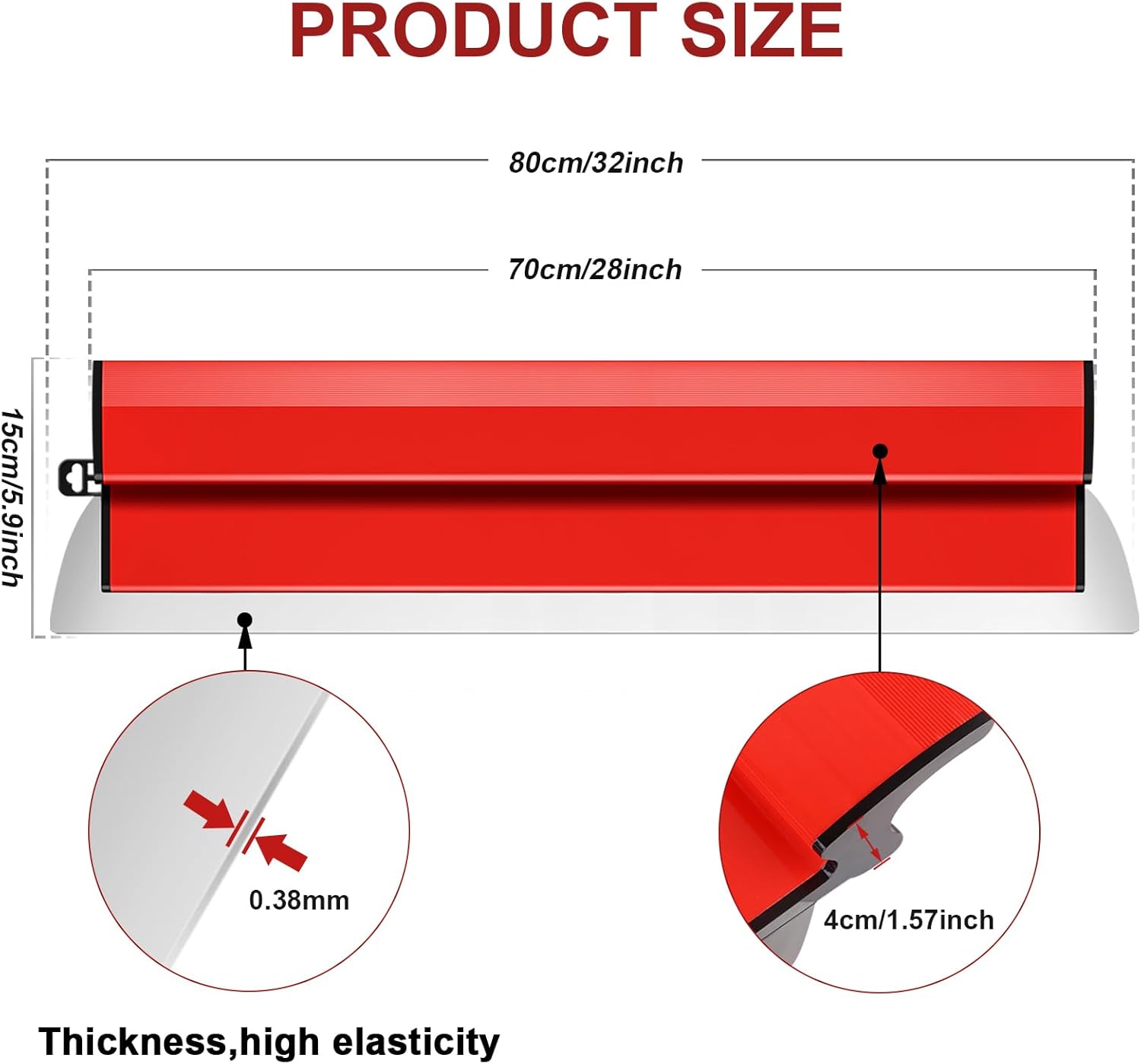Thumbnail 1 de DEKEones 32Inch Skimming Blade for Wall Smoothing 🪚