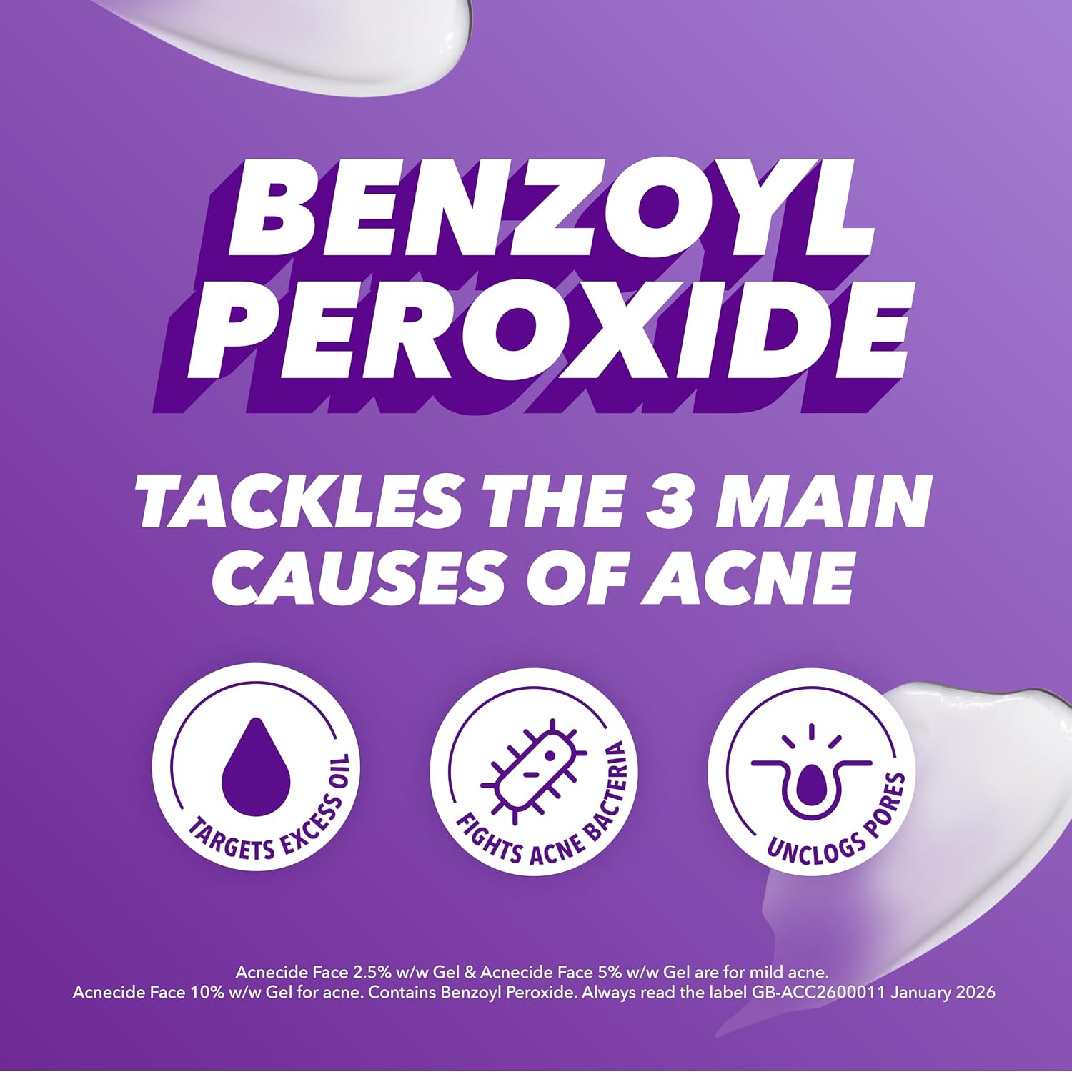 Detalle de Acnecide Face Gel 5% Benzoyl Peroxide 15g – a pragmatic option for mild acne relief