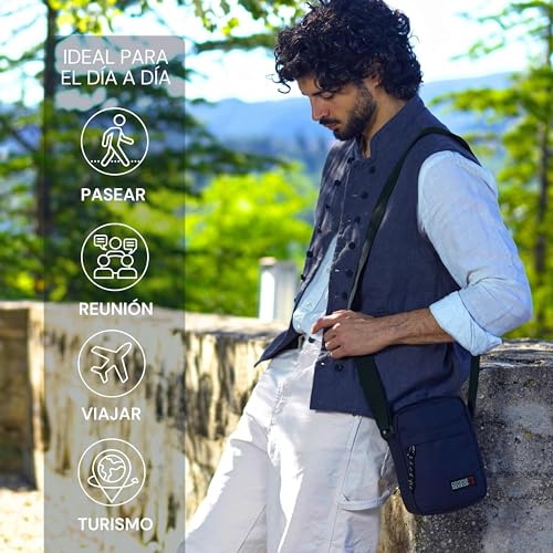 Thumbnail 1 de Bandolera Coronel Tapiocca para Hombre: bolsa bandolera en lona resistente