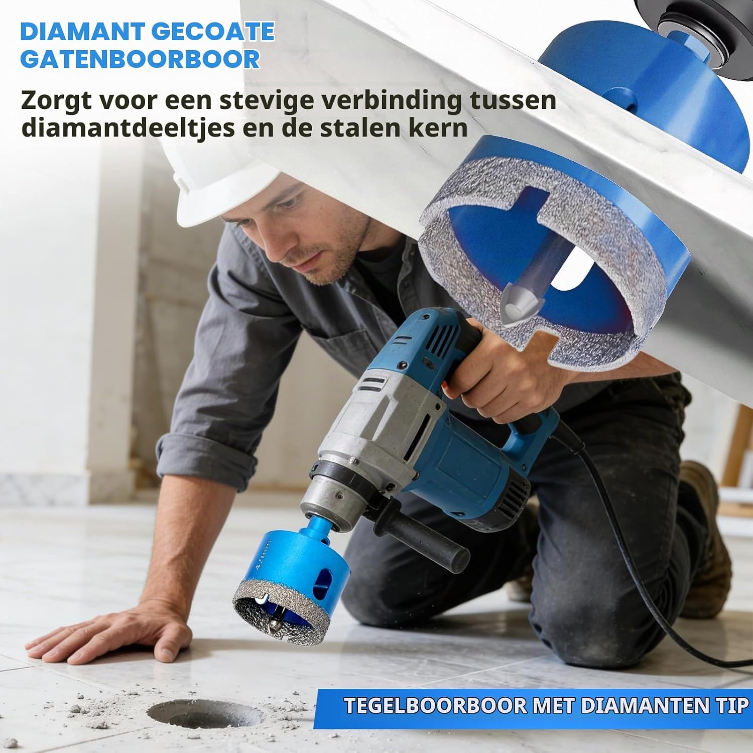 Thumbnail 6 de INQUIRLLY ST-07665 diamantgatzagenset met centreerboor, 16/35/50/68 mm