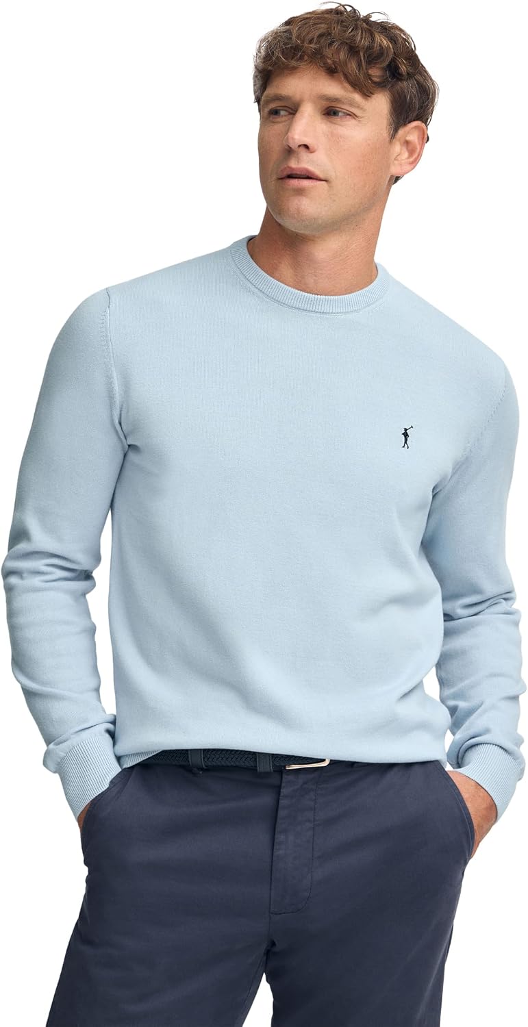 Detalle de Polo Club Maglione a Treccia da Uomo con Logo e Scollo Tondo