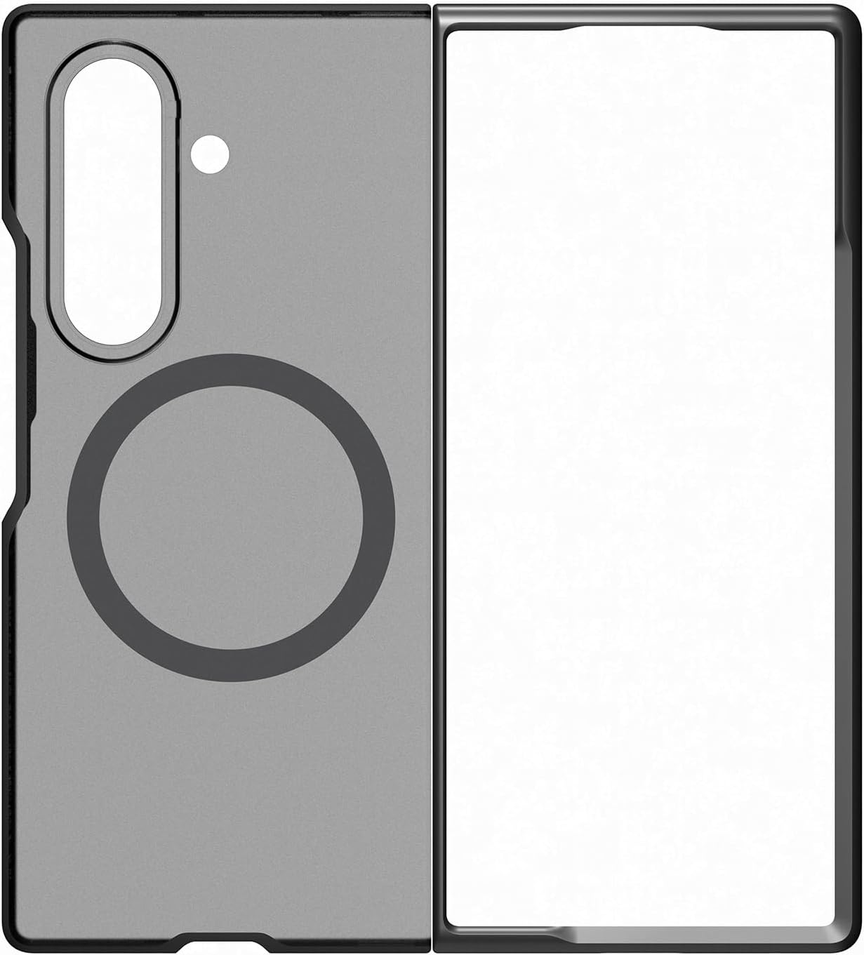 Detalle de Samsung Cover Capella per Galaxy Z Fold7 con protezione resistente e anello magnetico Magnetic Power Profile