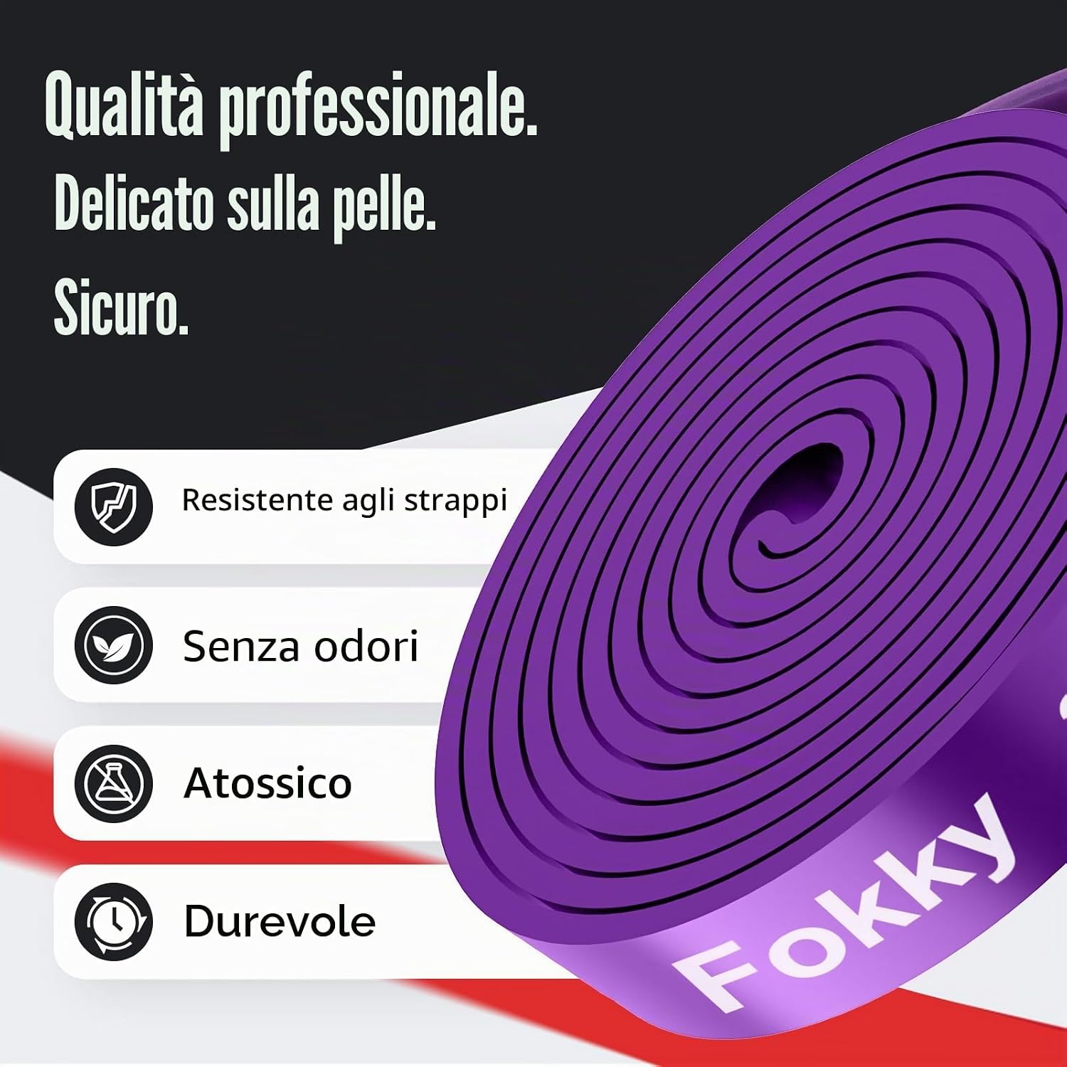 Thumbnail 5 de Fokky Elastici Fitness 5 livelli 🏋