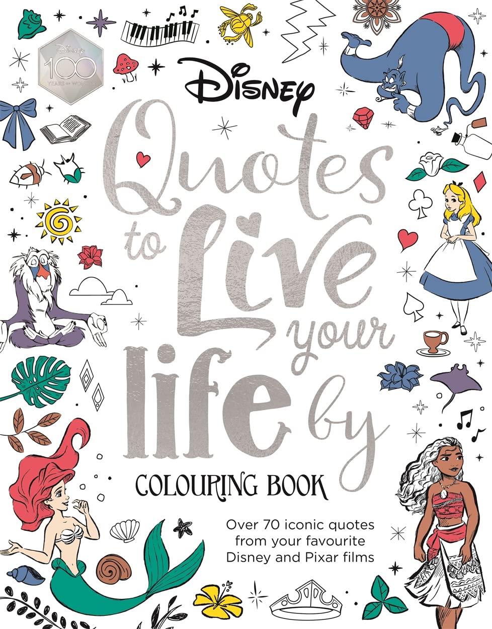 Detalle de Studio Press Disney Quotes Colouring Book