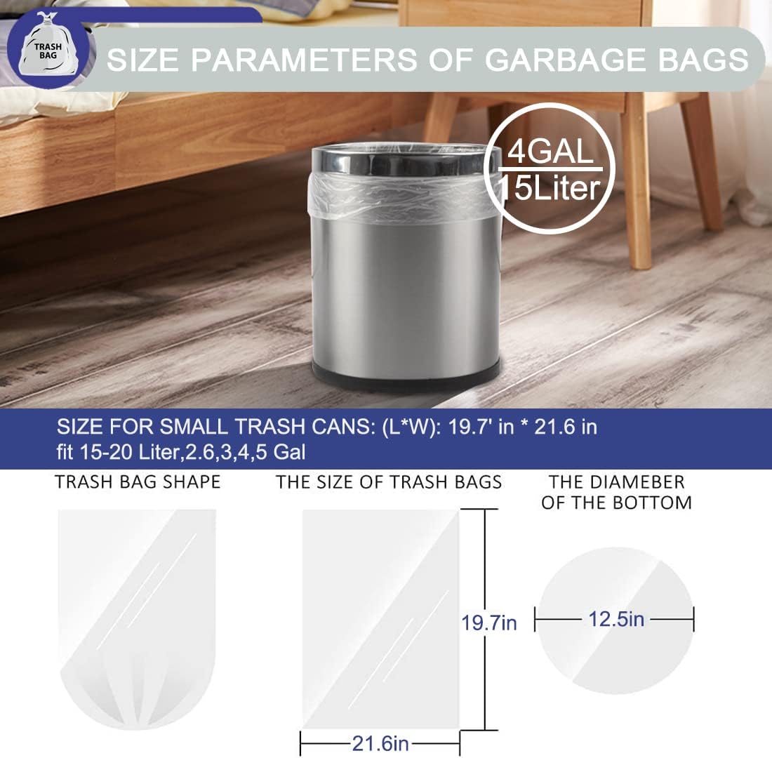 Thumbnail 1 de XUXRUS Small Bin Liners 15 L, 200 bags 🗑