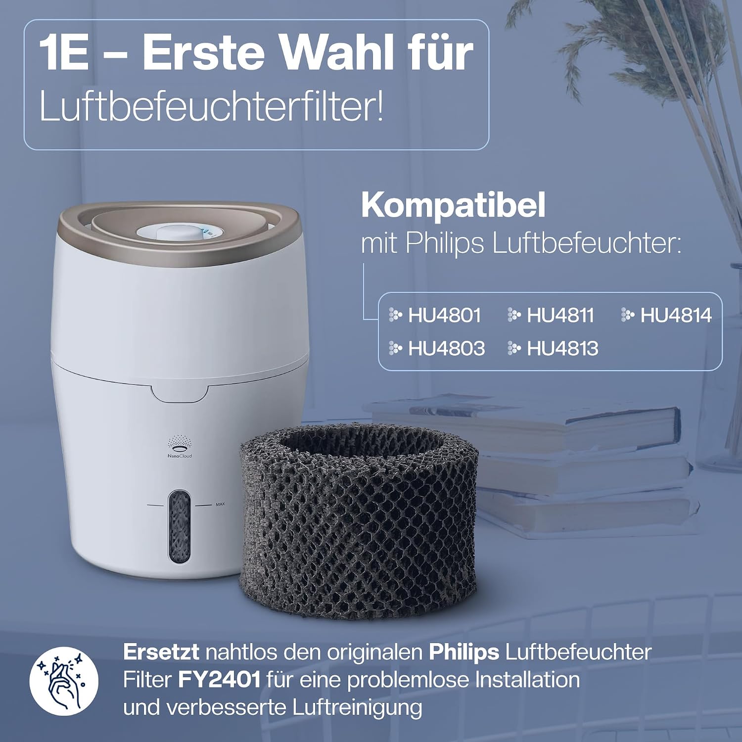 Thumbnail 6 de Philips Filterset HU4814 HU4811 – 2er Ersatzfilter
