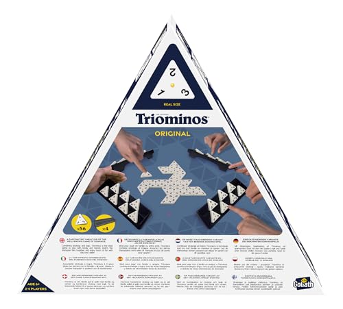 Detalle de Goliath Triominos Deluxe — Jeu de société triangulaire pour 2 à 4 joueurs (à partir de 6 ans)