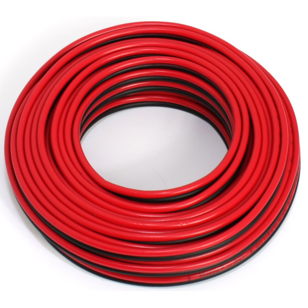 Detalle 2 de SeKi kabel głośnikowy CCA 2 × 1,50 mm², 30 m, biały