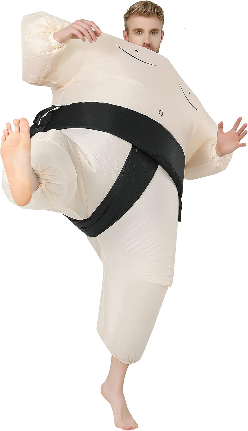 Detalle de FXICH Sumo Wrestler Costume Inflatable Adults – Aufblasbares Kostüm für Halloween und Karneval