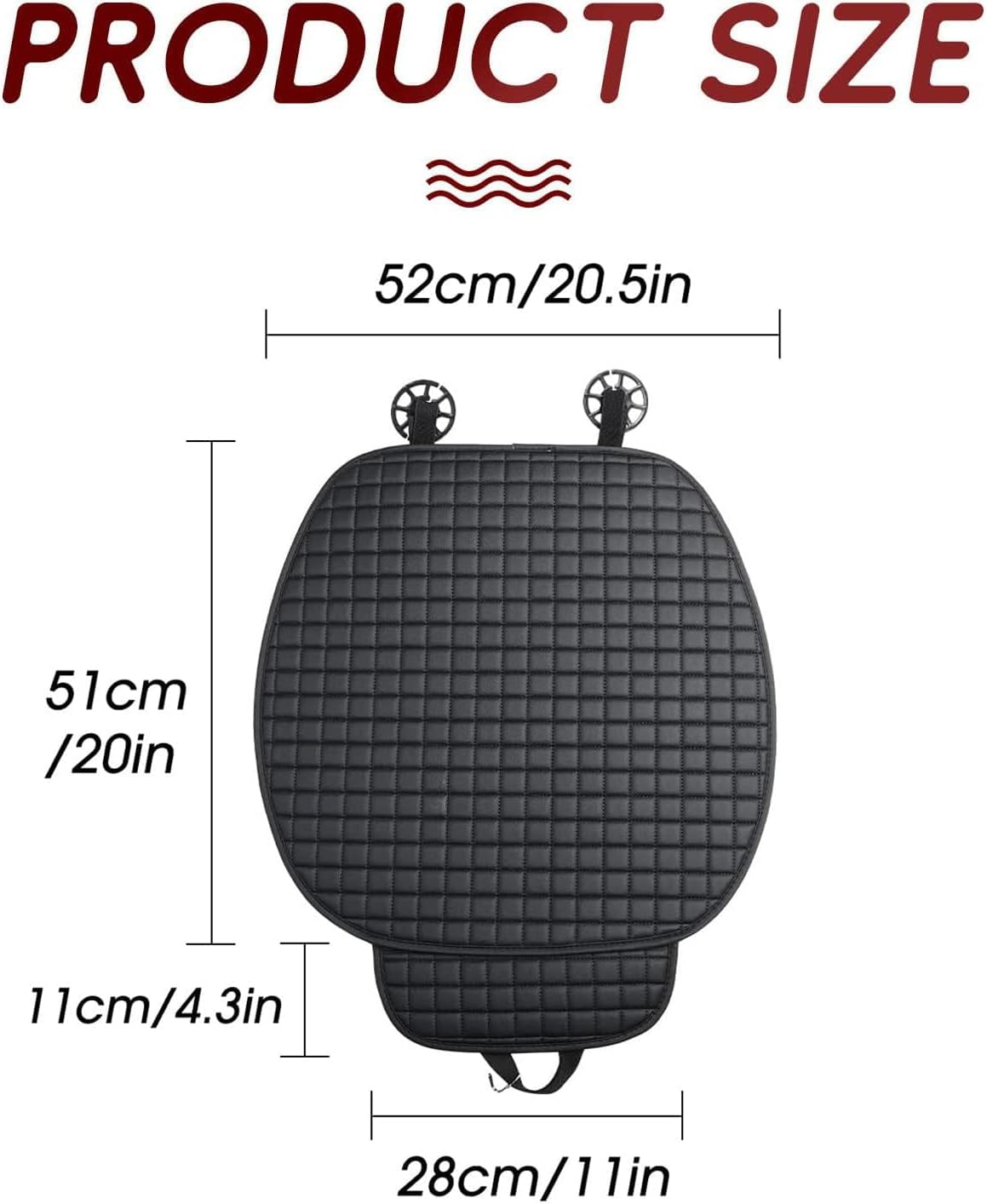 Thumbnail 2 de ZATOOTO Car Seat Cushion and Cover for Driving — Universal, Non-Slip, 1PCS Black