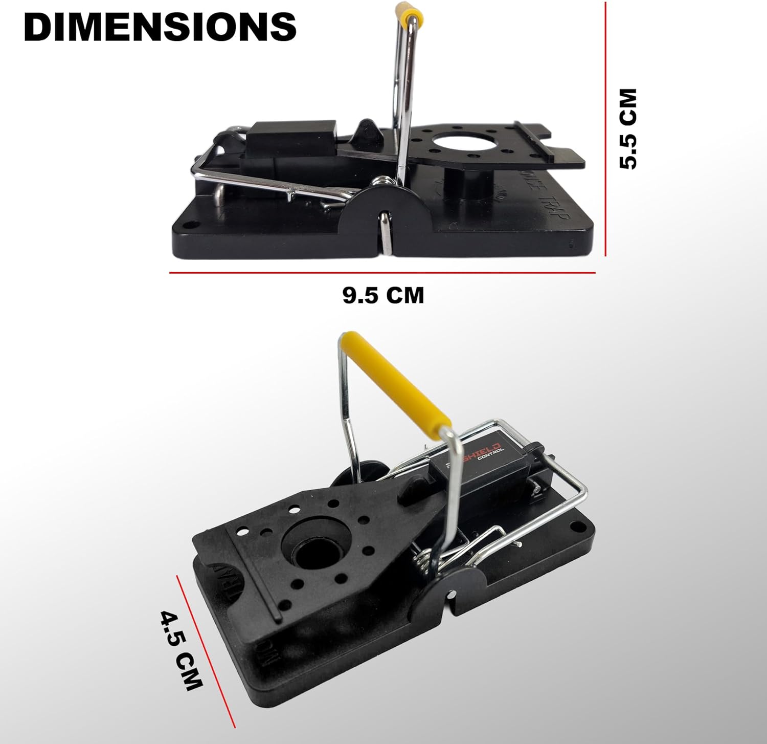 Detalle de ROSHIELD 6 x Mouse Trap: Heavy Duty Reusable Trap 6 🤏