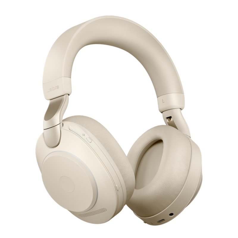 Thumbnail 1 de Jabra Evolve2 85 UC: Auriculares Bluetooth USB-A Beige con cancelación de ruido avanzada