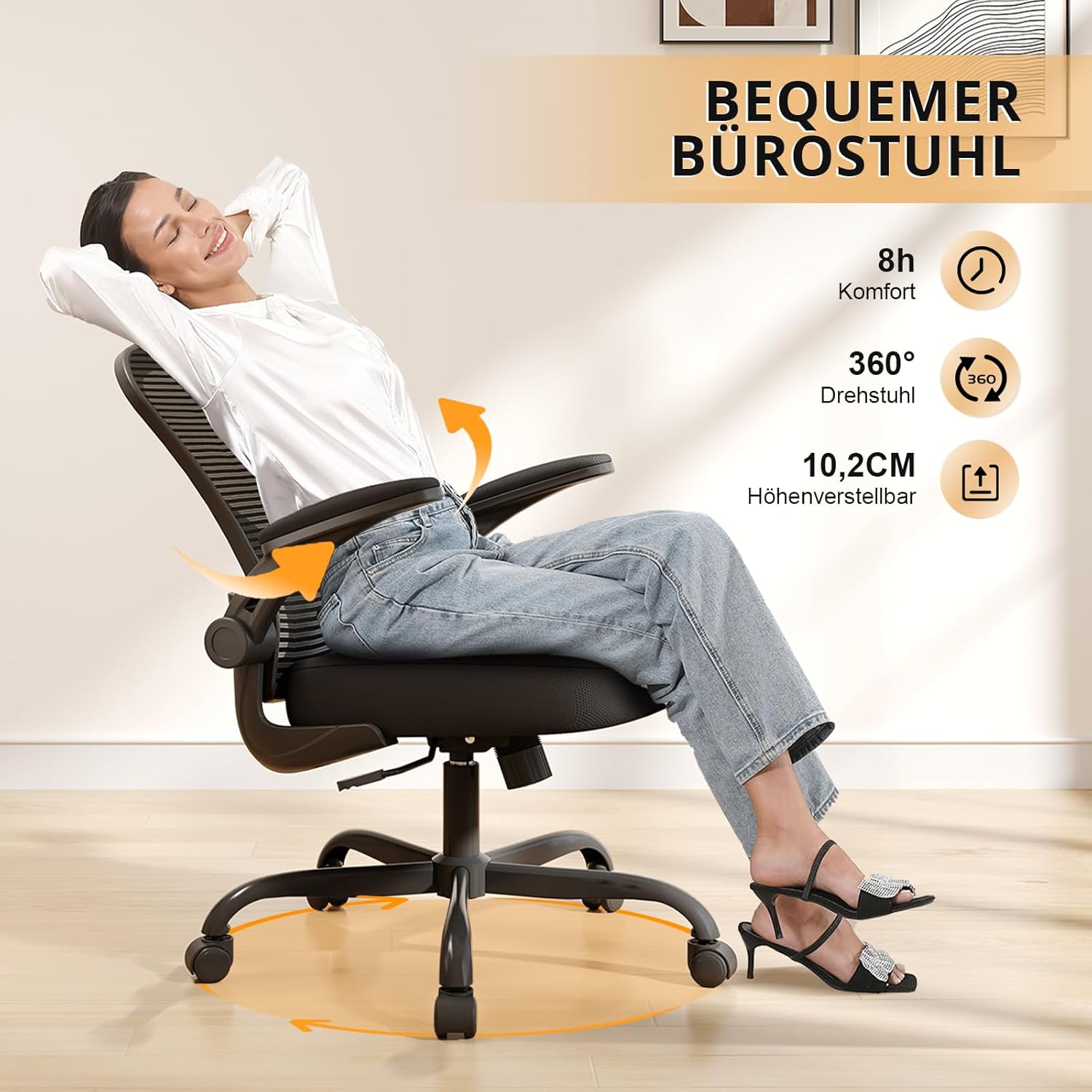 Thumbnail 3 de Synorla Bürostuhl Ergonomisch 150 kg 💺