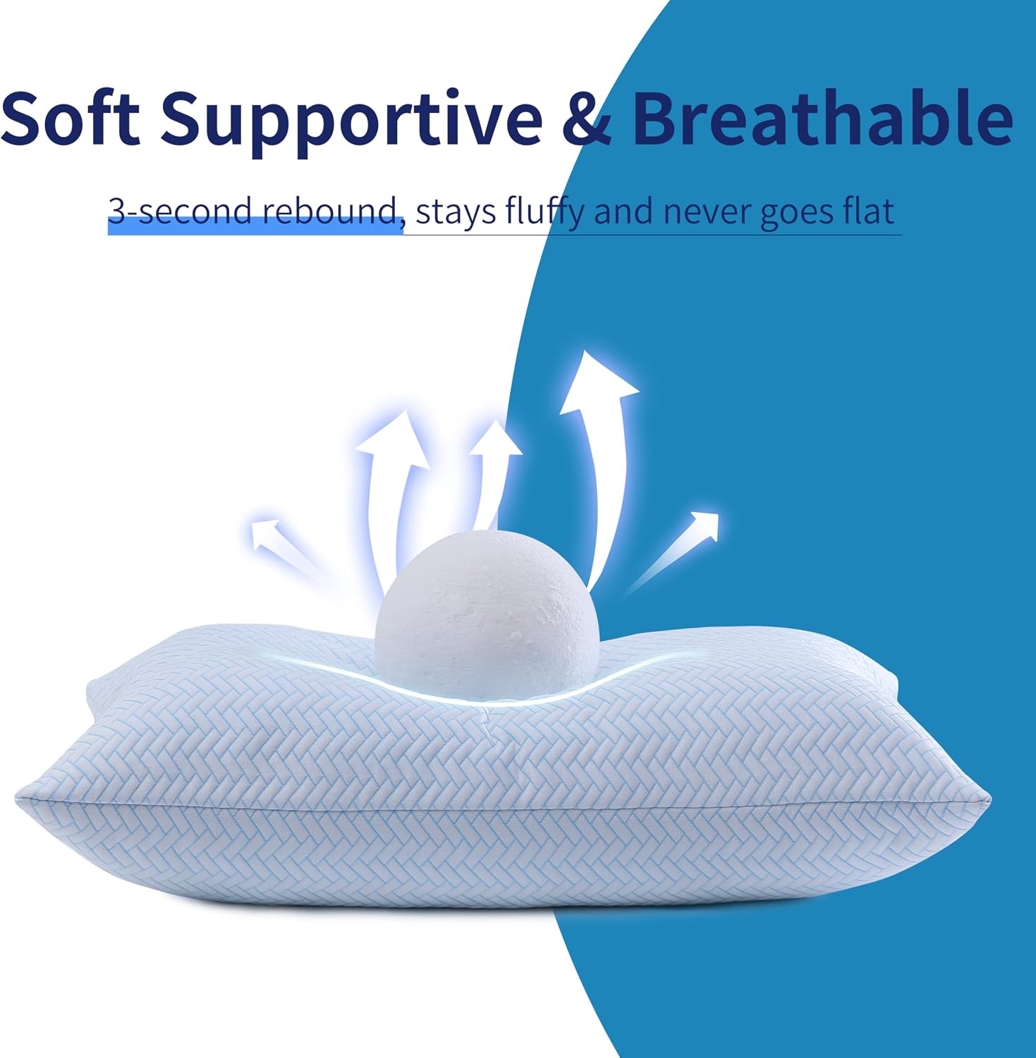 Thumbnail 6 de DOWNCOOL Cooling Pillows, Queen Size