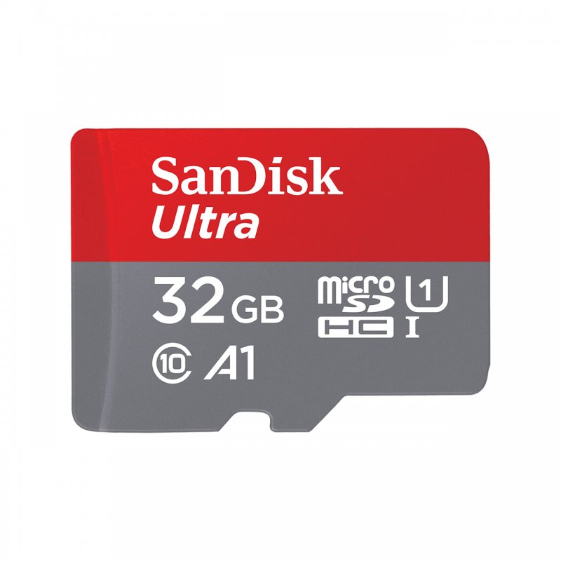 Detalle 2 de SanDisk Ultra microSDHC 32GB UHS-I U1 A1 Clase 10 + Adaptador SD