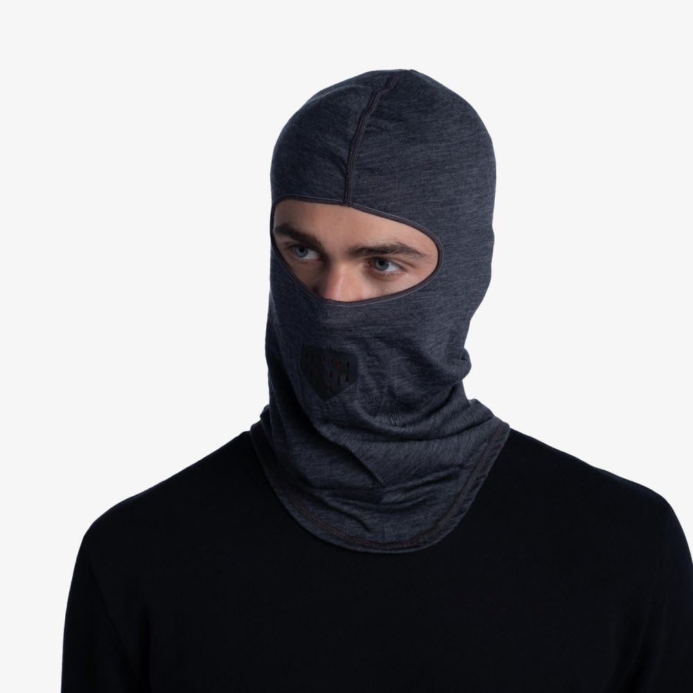 Detalle de BUFF® Balaclava Merino Lightweight – lekka kominiarka ze 100% wełny merino