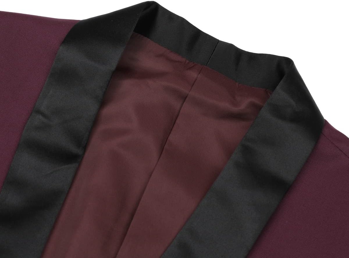 Thumbnail 3 de Costume homme YOUTHUP 2 pièces smoking slim fit à revers châle (1 bouton)