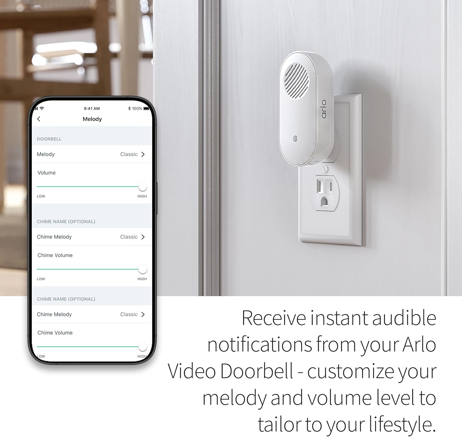 Thumbnail 5 de Arlo Video Doorbell 2K + Chime 2