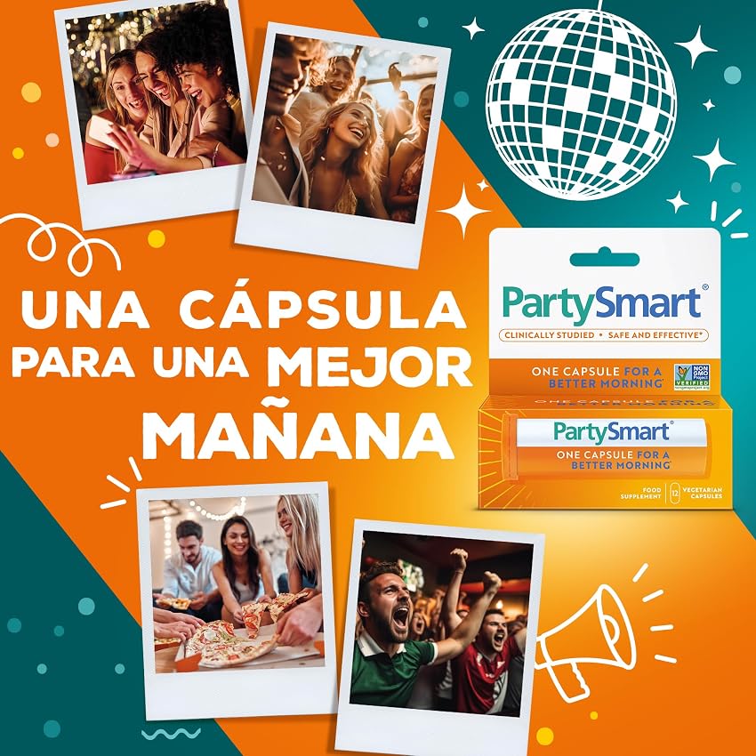 Detalle de Himalaya Natural PartySmart 1 cápsula antes de la fiesta 💊