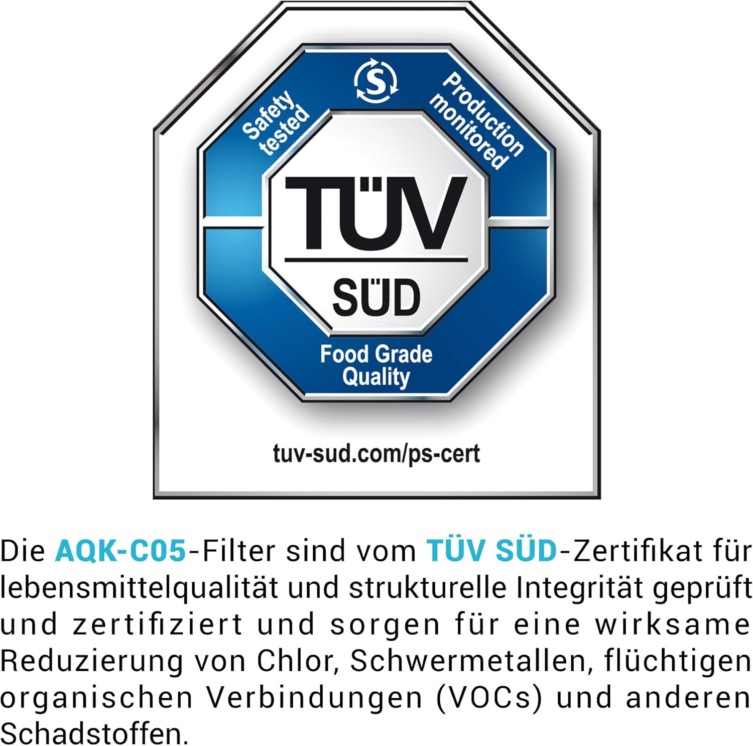 Detalle de AQUACREST Filter-Ersatz für Melitta, Nivona, Krups F088, Bosch & Jura (6 Stück) mit TÜV SÜD Zertifizierung