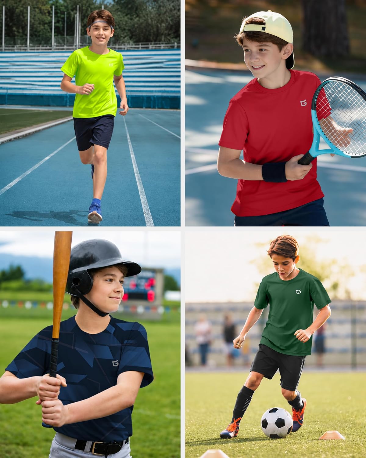 Detalle de G Gradual Boys' Athletic Shirt