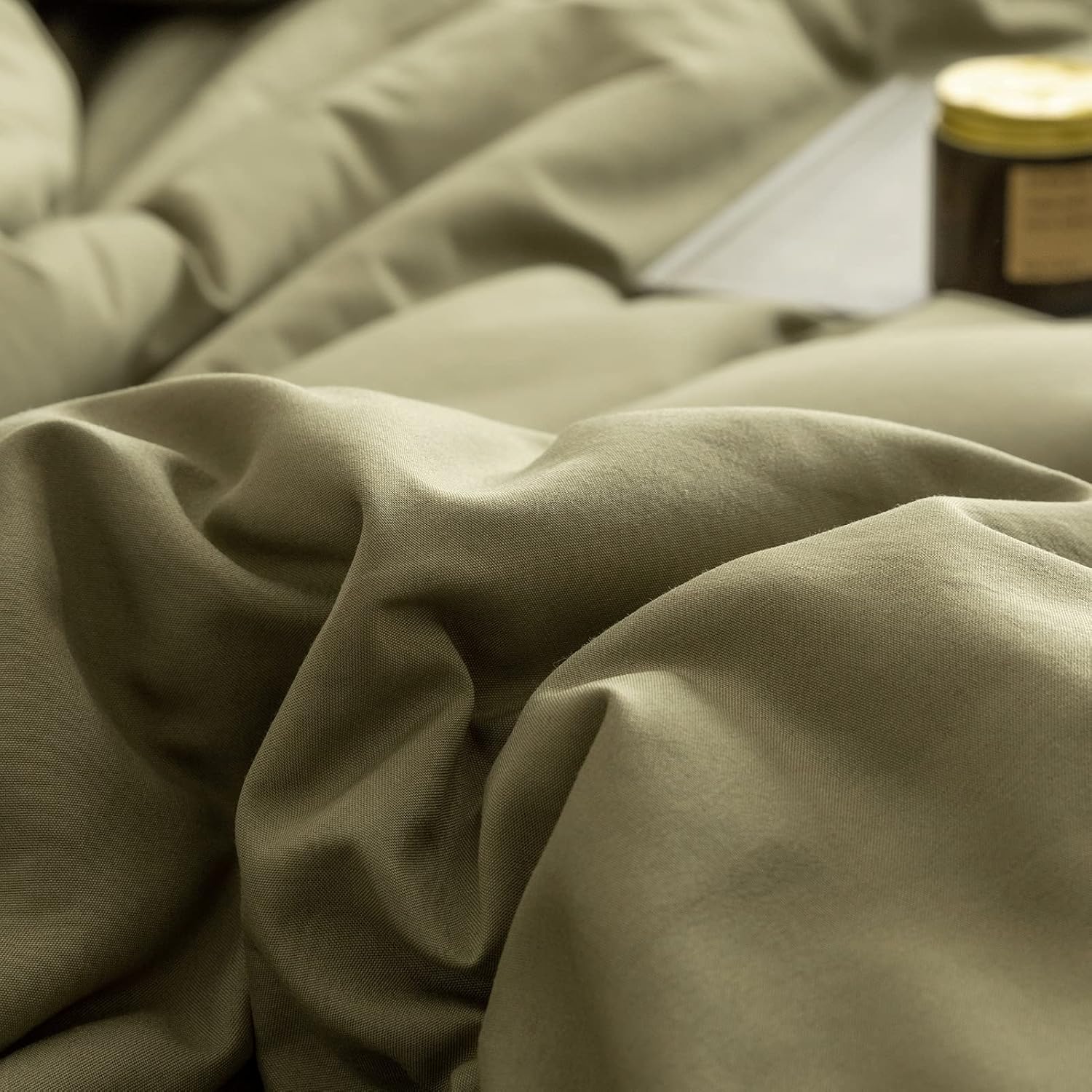 Thumbnail 6 de ROSGONIA Queen Olive Green Quilt Set, 3-Piece
