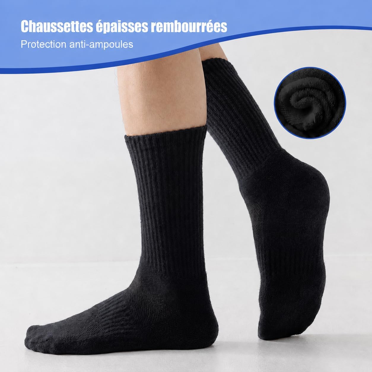 Detalle de SockWaddles CB-24219 sportsokken van katoen, ademend en naadloos