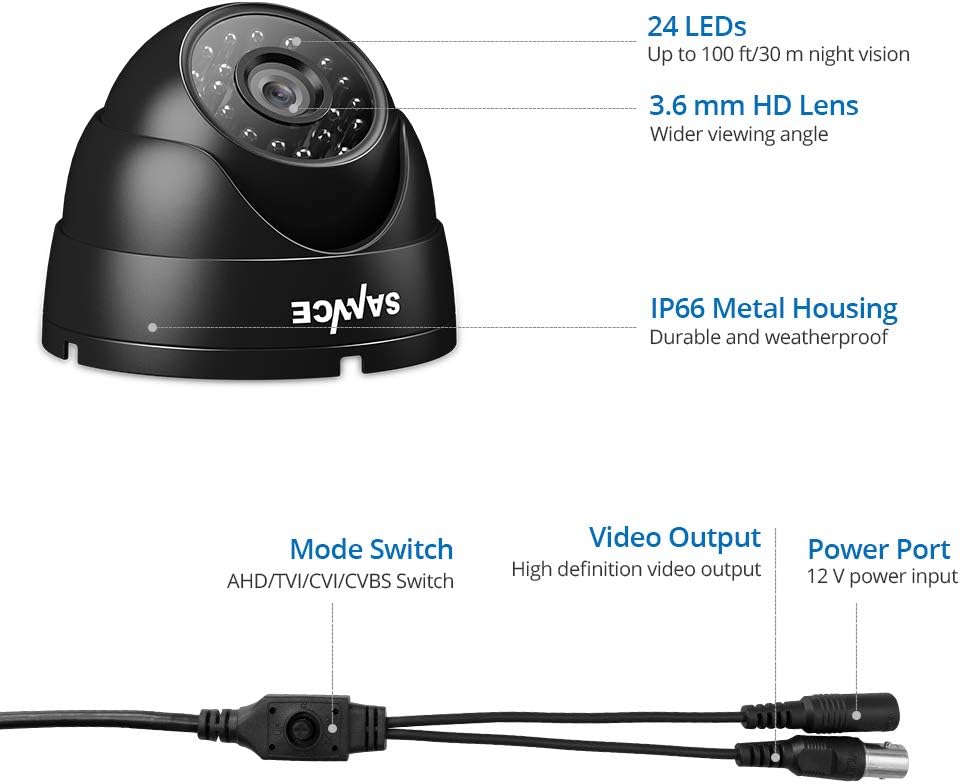 Thumbnail 5 de SANNCE 1080P Security Dome Camera