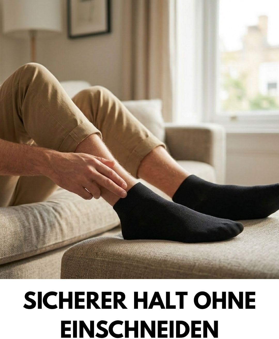 Detalle de sockenkauf24 10 Paar kurze Diabetikersocken ohne Gummibund & ohne Naht (Quarter) für Damen & Herren