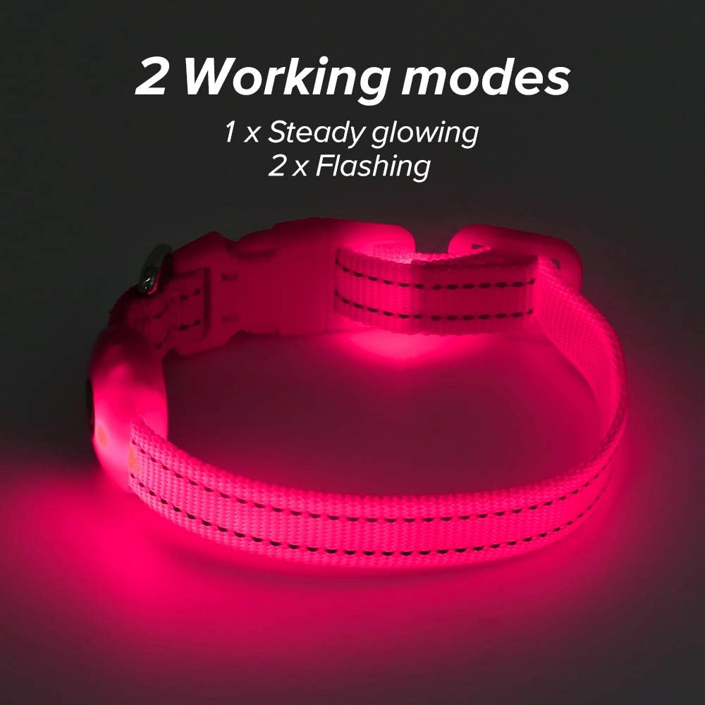 Detalle 2 de YFbrite LED Cat Collar USB rechargeable 1 LED