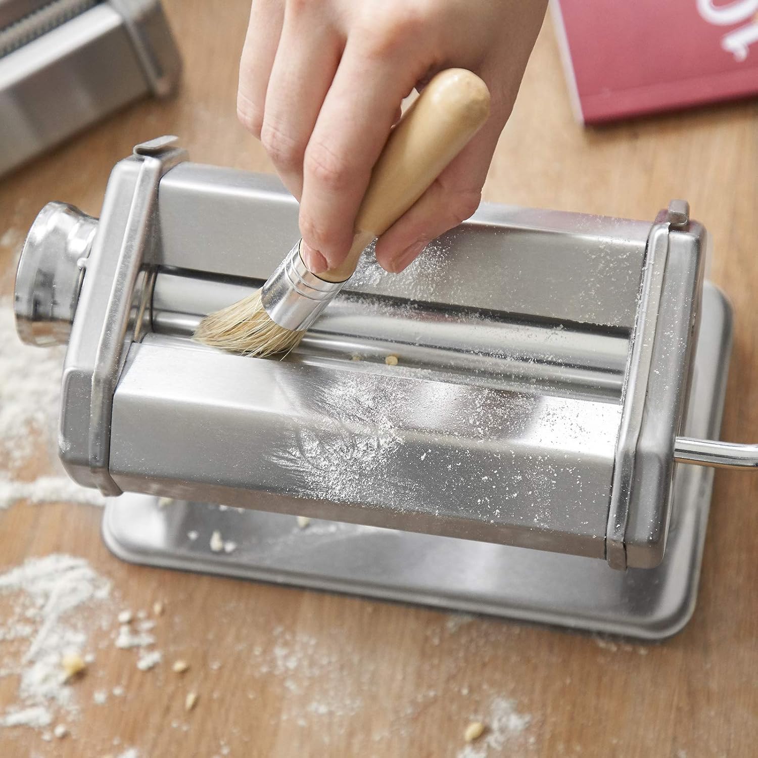 Thumbnail 6 de Springlane Nonna Manual Pasta Machine with 9 Settings and Spaghetti & Tagliatelle Cutters