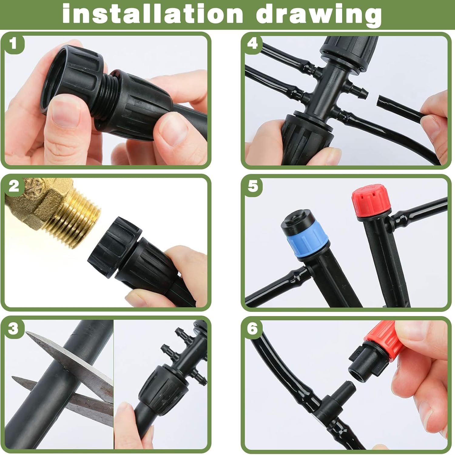 Detalle 2 de Irrigation System Kit 240FT automatic drip