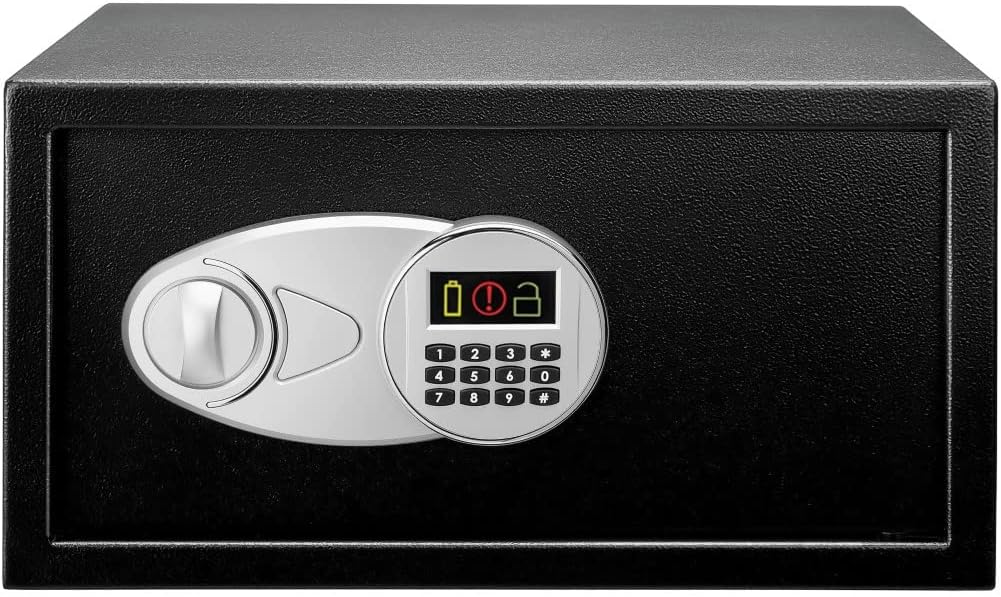 Detalle de Amazon Basics Steel Security Safe with Digital Keypad (28 L)