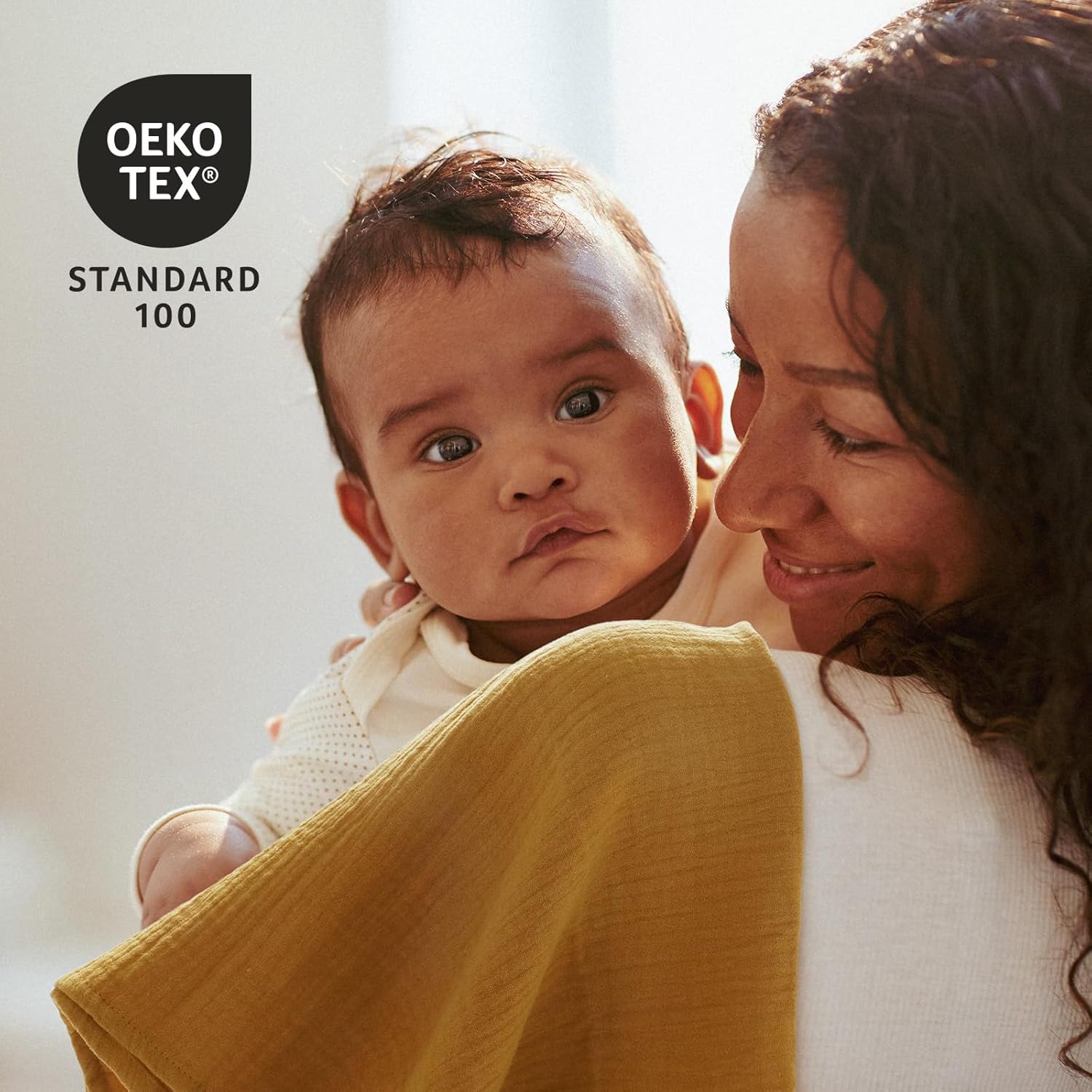 Thumbnail 1 de Soarwg Kids Musselintücher für Baby-Musselinquadrate – 5er-Pack Spucktücher & Wickeldecken für Neugeborene