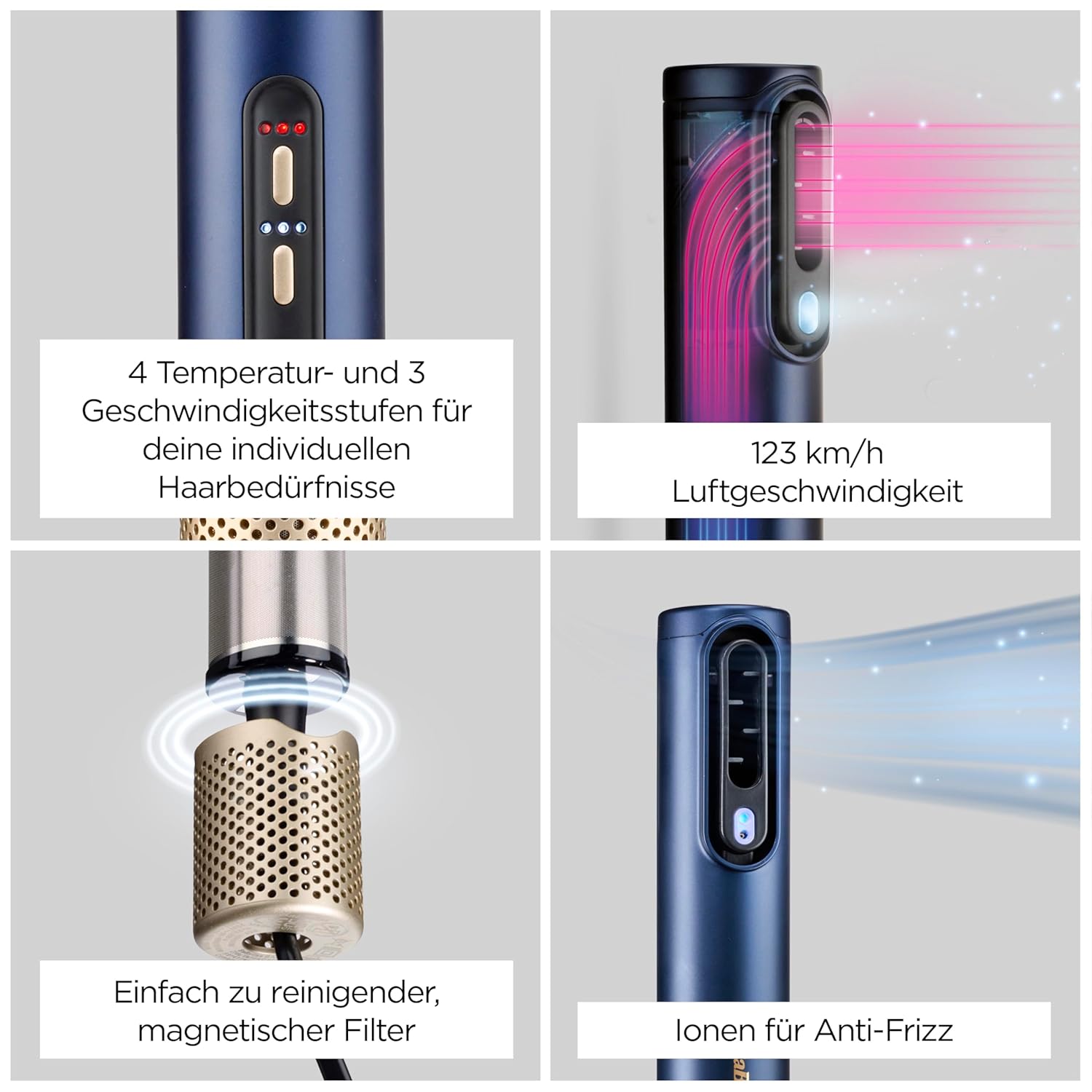 Thumbnail 6 de BaByliss Air Wand AS6553E – All-in-One Haartrockner, Glätteisen und Styler mit Wet-to-Dry