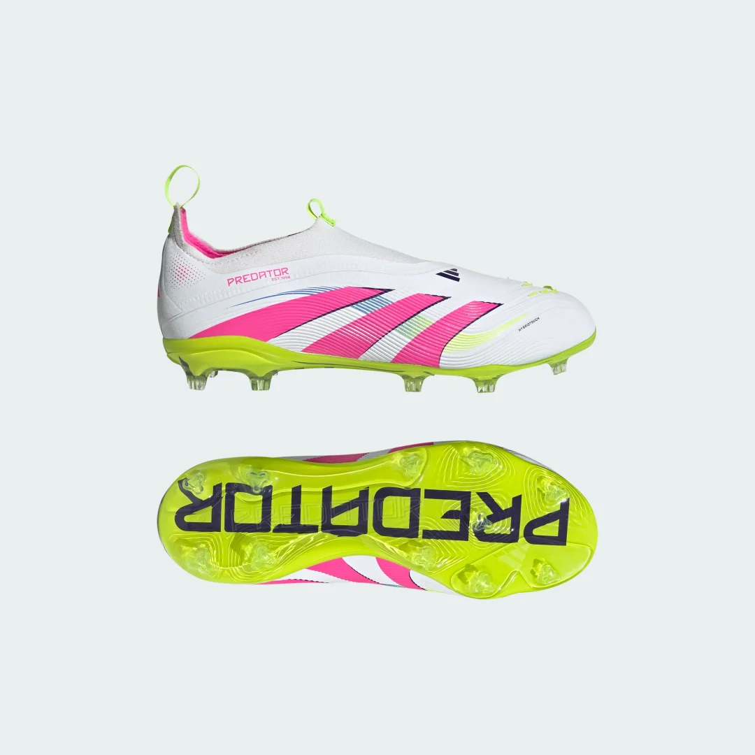 Detalle de Bota de fútbol Predator Elite Laceless para césped natural seco (Adolescentes) – Adidas
