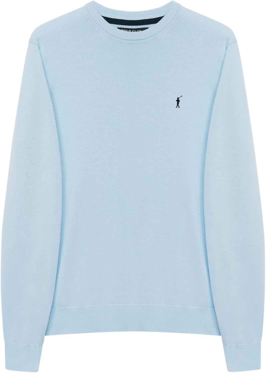 Detalle de Polo Club Maglione a Treccia da Uomo con Logo e Scollo Tondo
