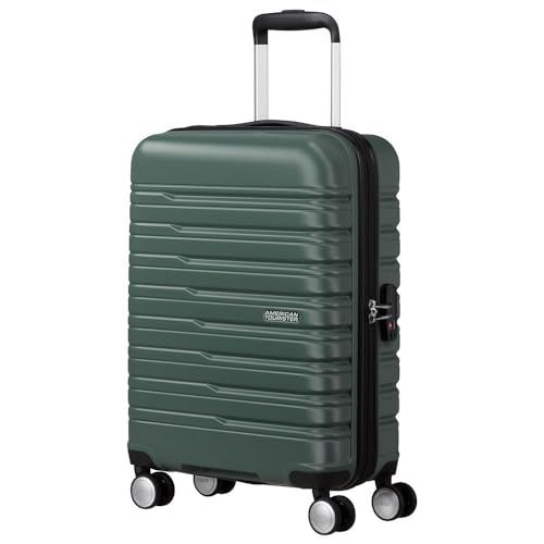 Detalle de American Tourister Flashline Spinner S 55 cm – bagaglio a mano verde foresta scura