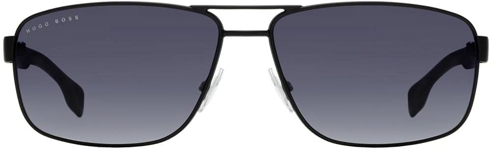 Detalle de BOSS 1035/S Men's Metal Sunglasses, Matte Black, Grey Shaded, 64/15/140