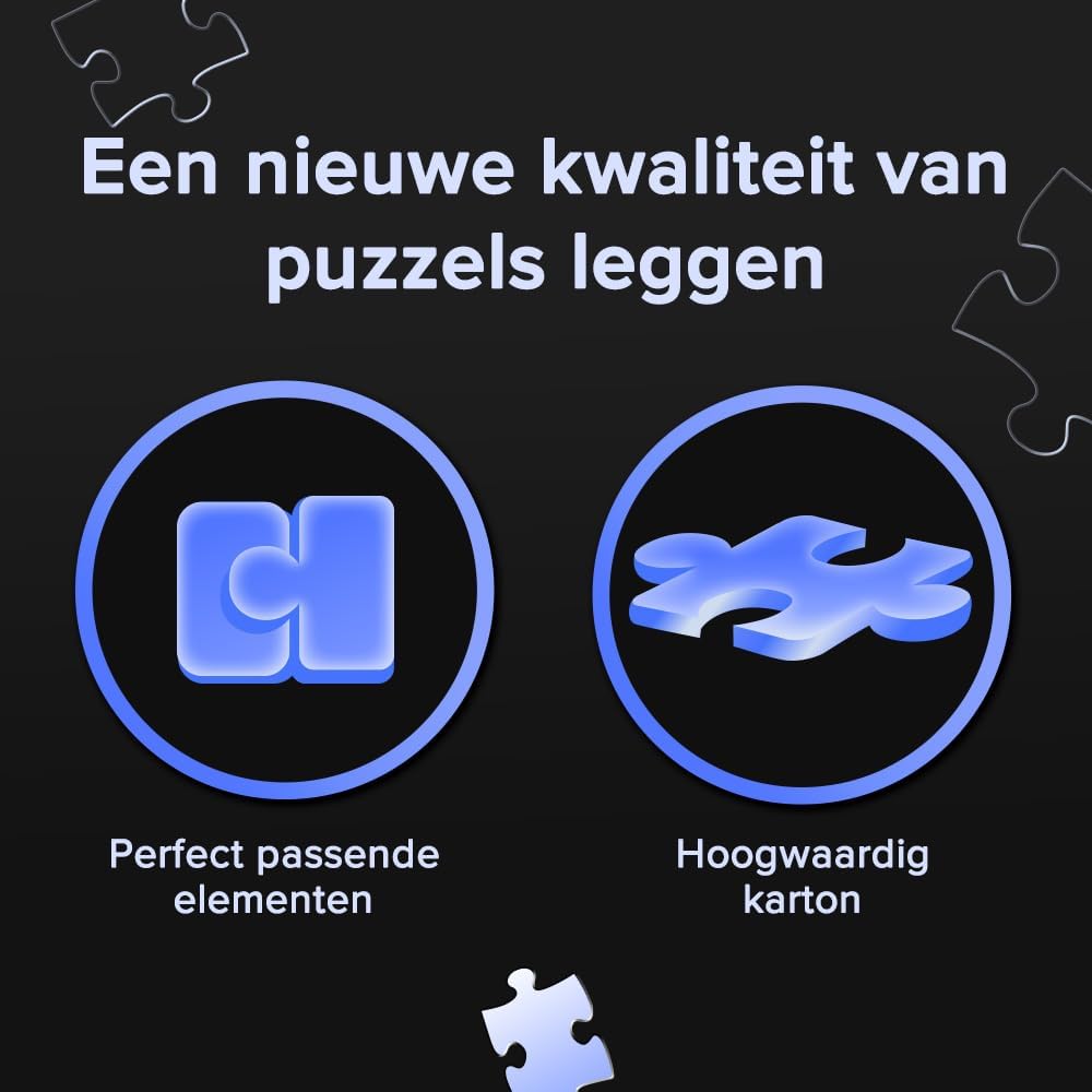Detalle 1 de Trefl Miauw legpuzzel met 1.000 stukjes, kattenafbeelding en poster