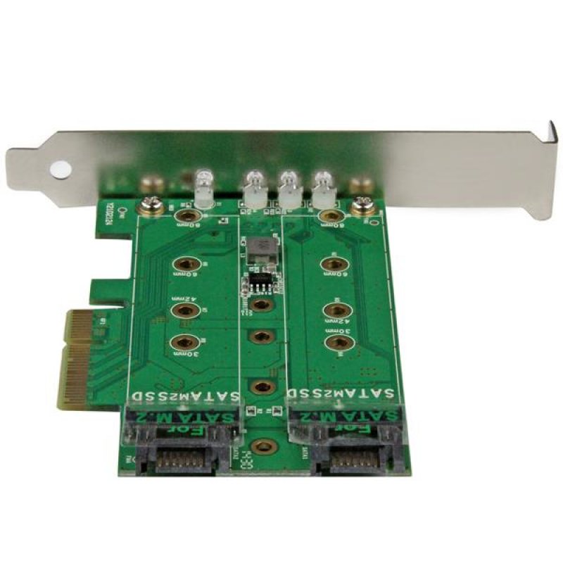 Detalle 2 de StarTech PEXM2SAT32N1: Tarjeta PCIe a 3 Puertos M.2 para ampliar almacenamiento